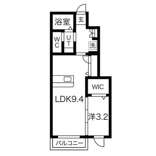 ブランドール銀杏町【1階】の間取り