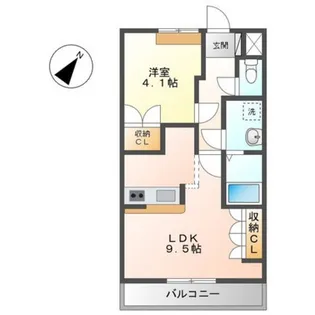 アマレーナ【1階】の間取り