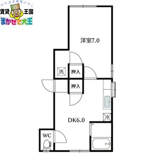 コーポ平和【3階】の間取り
