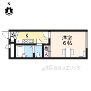 レオパレス伸和【1階】の間取り