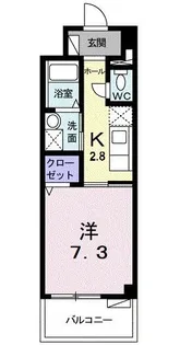 T’s CUBE ZERO【6階】の間取り