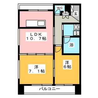ピアビル【6階】の間取り