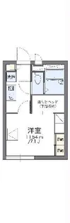 レオパレスHIRO【1階】の間取り