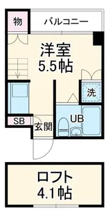 ノーブルコート子安【4階】の間取り