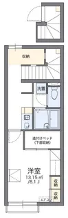 レオパレスアルバトーレ【2階】の間取り