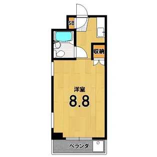 メゾンド亜地路義【1階】の間取り