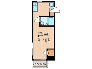 カドヤビル【4階】の間取り