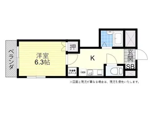 ダイアパレス佐野【7階】の間取り