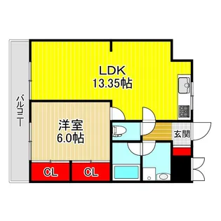 埼玉県川口市芝中田2【マンション】の間取り