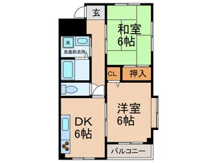 リバーサイド春日の間取り