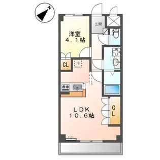グランドステージ雅【3階】の間取り