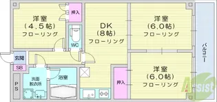 DioKAN【2階】の間取り