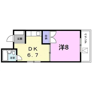 グリーンハイツ【3階】の間取り
