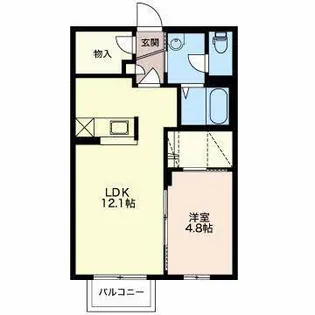 フォーシーズンA【2階】の間取り