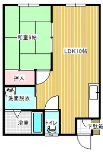 ディアチムニ桜田東【2階】の間取り