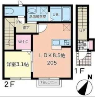 Rui【1階】の間取り