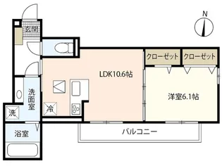 camphoraI【3階】の間取り