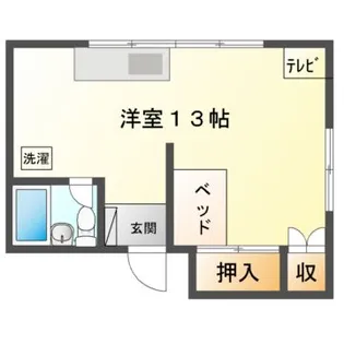 愛媛県宇和島市鶴島町【マンション】の間取り