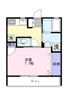 ボヌール【1階】の間取り