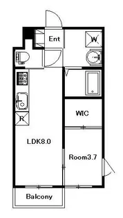 MODERN PALAZZO 出雲【2階】の間取り