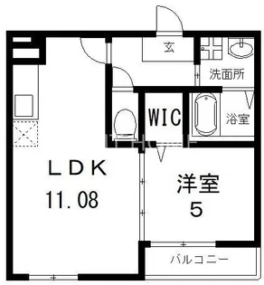 フジパレスJR長瀬【2階】の間取り