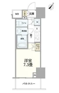 東京都目黒区大橋2【マンション】の間取り