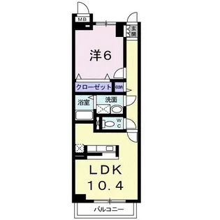 プリムローズ【3階】の間取り