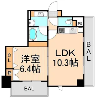 ライジングプレイス浅草弐番館【11階】の間取り