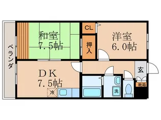 Millennium加納【2階】の間取り