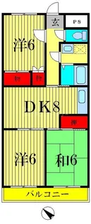シブヤビル【7階】の間取り