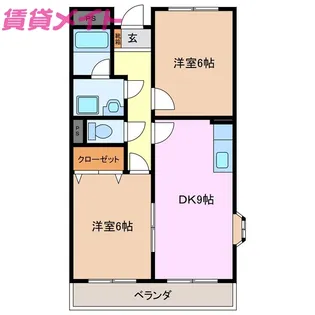 グランメール27【2階】の間取り