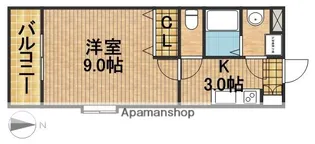 マンション秀【1階】の間取り