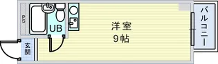 フロントリバー豊中【2階】の間取り