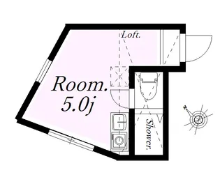 ユナイト白楽マービックストリート【2階】の間取り