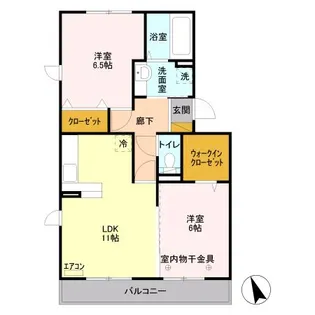 リヴィエール【3階】の間取り