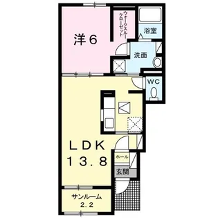 カーサ エスペランサ【1階】の間取り