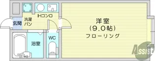 ベルシティイズミ【3階】の間取り
