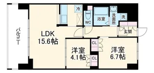 リーラ横浜川和町【2階】の間取り