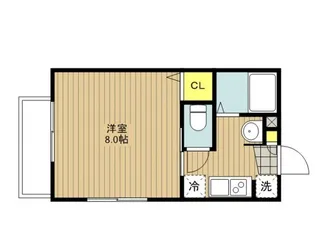 Aube鳩ヶ谷本町【3階】の間取り