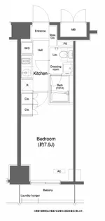 東京都港区三田5【マンション】の間取り
