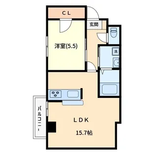 サン フォレスト【3階】の間取り