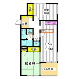 東京都練馬区貫井3【マンション】の間取り