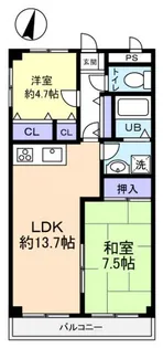 ウィンディヒルズ【3階】の間取り