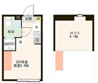 仮称)ハーモニーテラス田園調布南【2階】の間取り