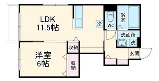 グランルーチェ【1階】の間取り