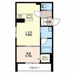 ジュエリス大泉【1階】の間取り