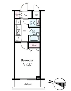 東京都練馬区田柄2【マンション】の間取り