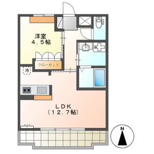 SUN GRACE I【2階】の間取り