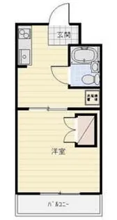 馬込川マンション【2階】の間取り