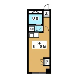 東京都中野区中野3【マンション】の間取り